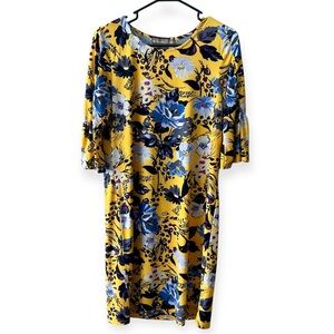 Alexandra + Oak Multicolor floral dress